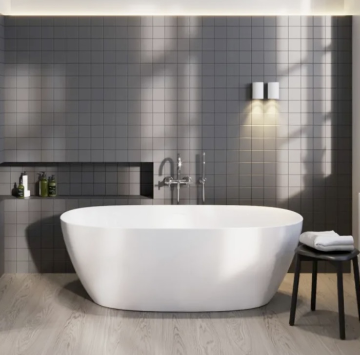 Megabad Home Profi Collection freistehende Badewanne für 934 Euro